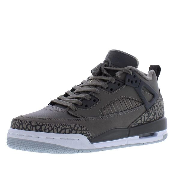 Spizike Low Grade School Basketball Shoes (Cave Stone/Medium Ash) Size 4.5